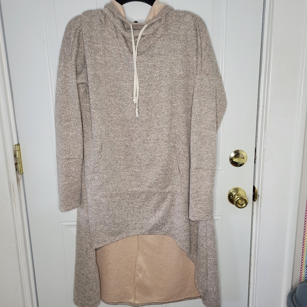 High low hoodie